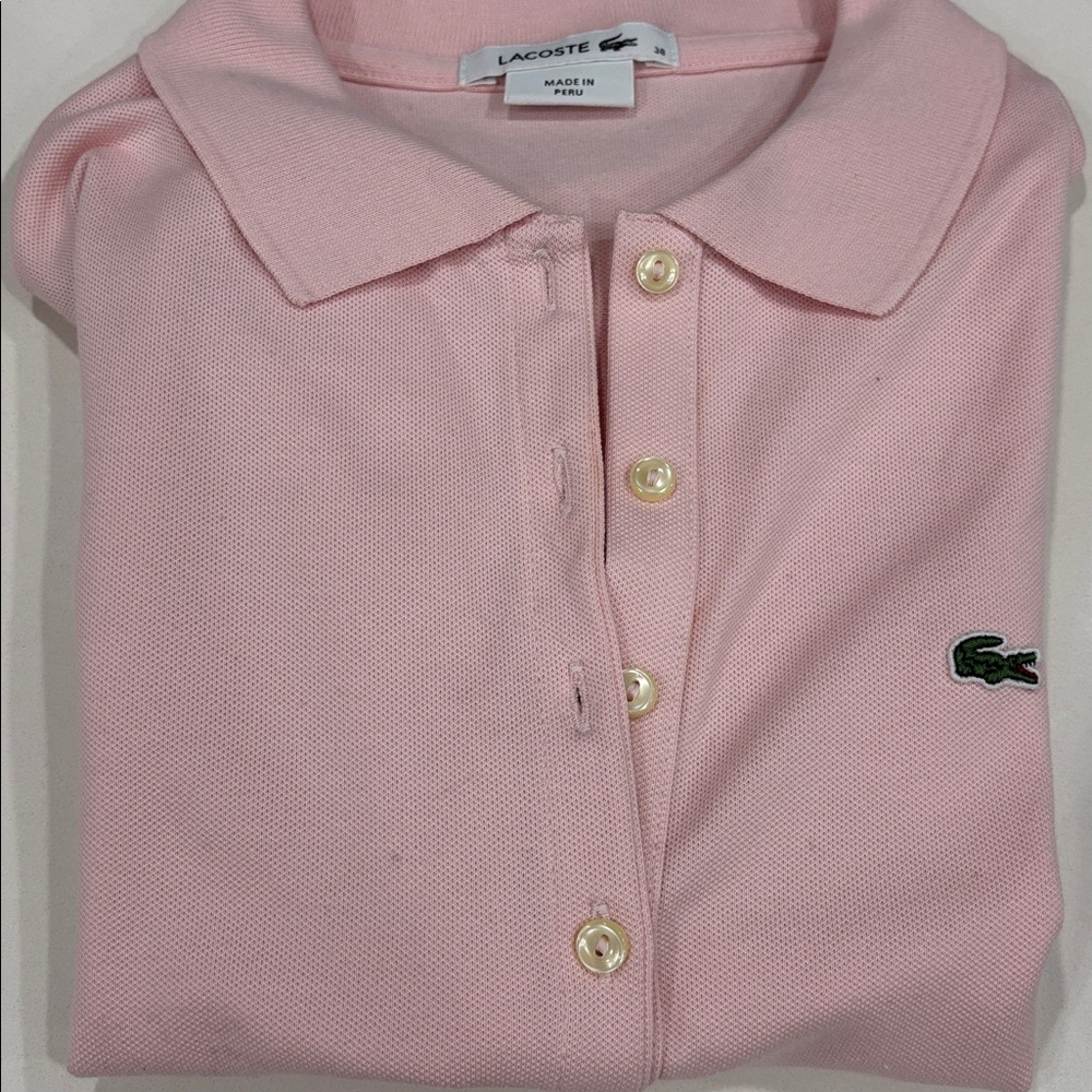 Lacoste 5 Button Shirts - Bundle Of 2- Size 38 - image 2